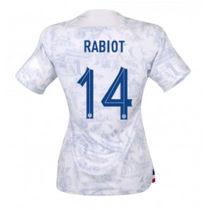 Frankrike Adrien Rabiot #14 Bortatröja Kvinnor VM 2022 Kortärmad